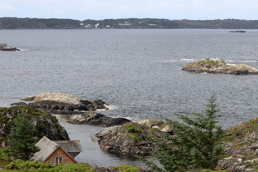 View of Stolmen from Lundøy in the island municipality of Austevoll