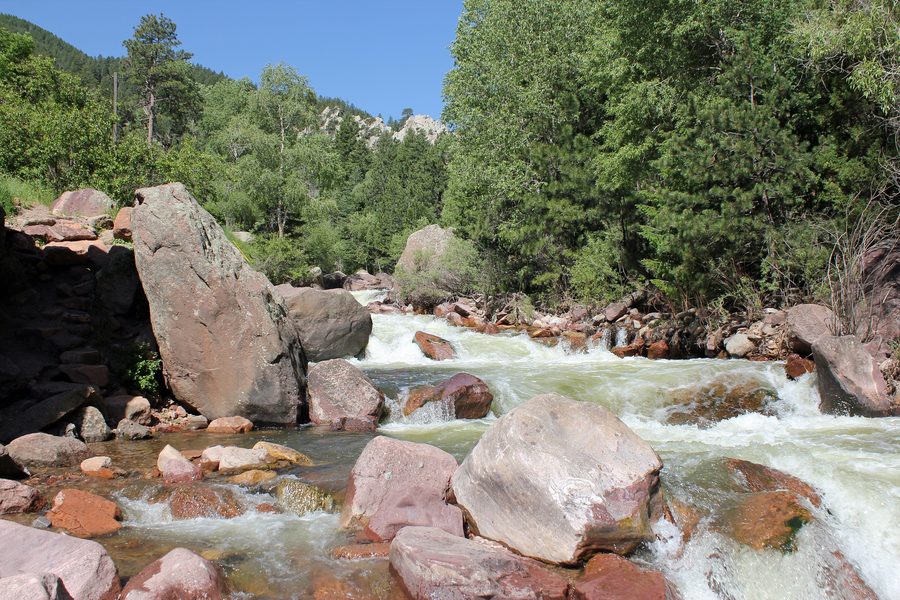 South Boulder Creek in Eldorado Canyon State Park in Colorado