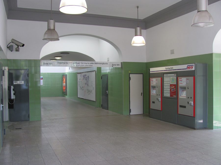U-Bahn station Großhansdorf in Germany