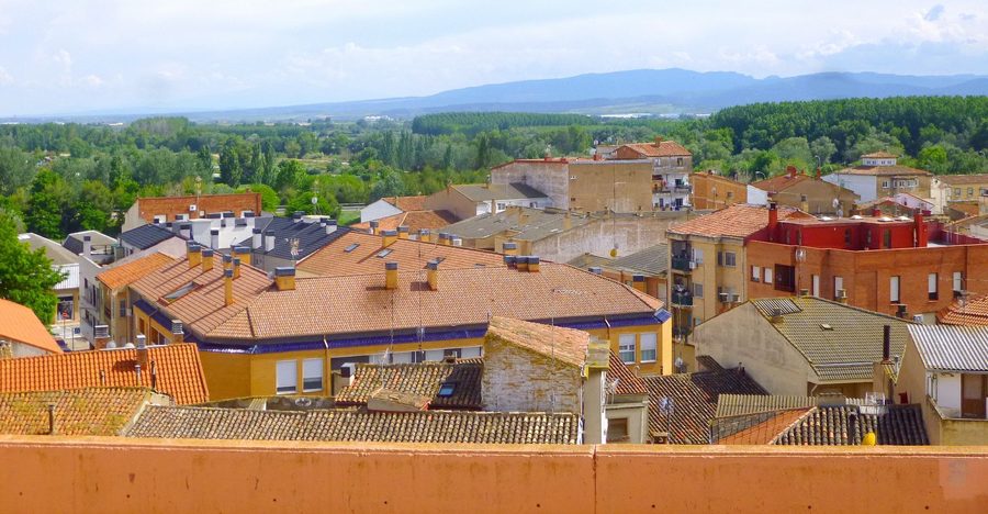 View of San Adrián in Navarre