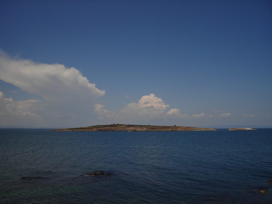 The island of Sveti Ivan in the Black Sea near Sozopol, Bulgaria