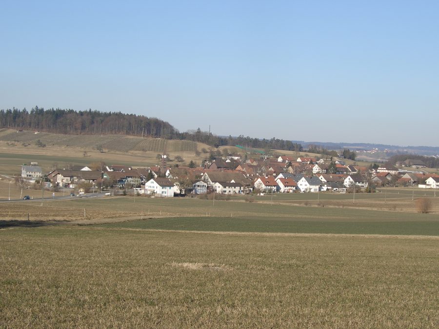 View of Rickenbach ZH in Switzerland