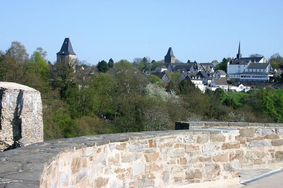 View of Stadt Blankenberg near Hennef
