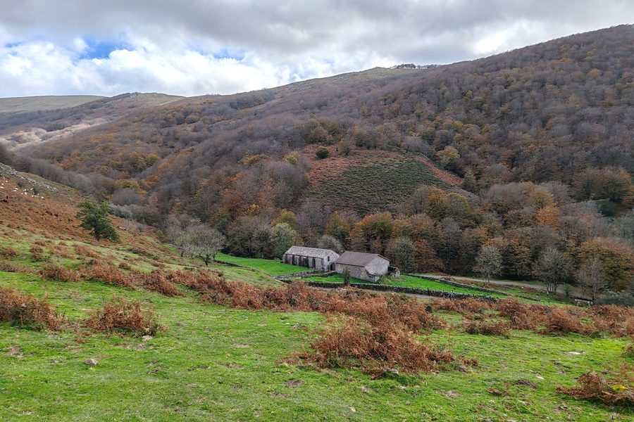 Hermitage and hospital of Our Lady of Belate in autumn