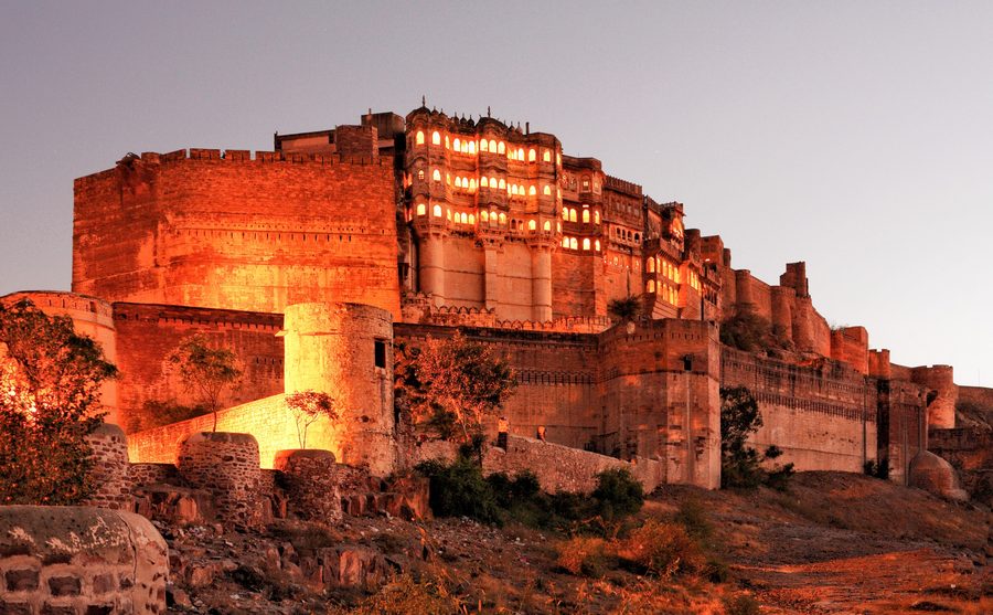 Mehrangarh Fort in Jodhpur, Rajasthan