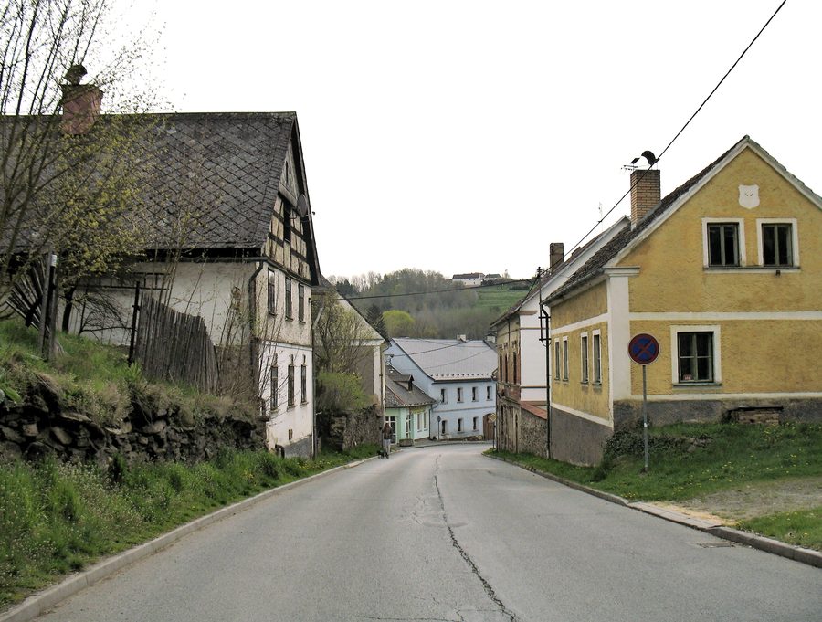 View of the town of Úterý in the Plzeň-North District