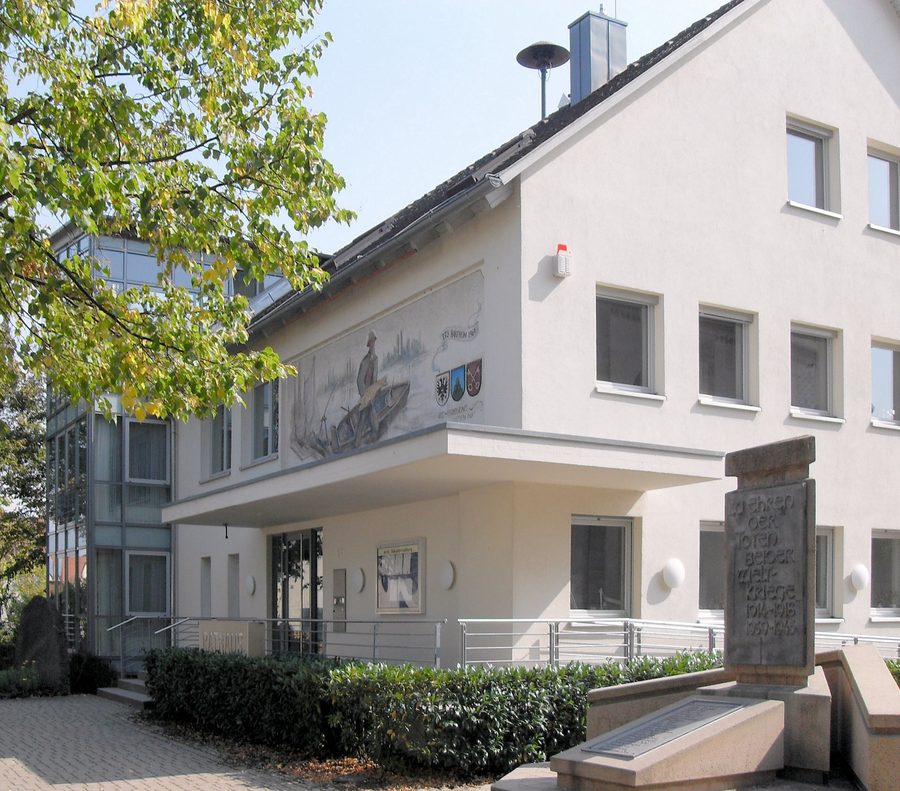 Town hall of the municipality of Hartheim am Rhein