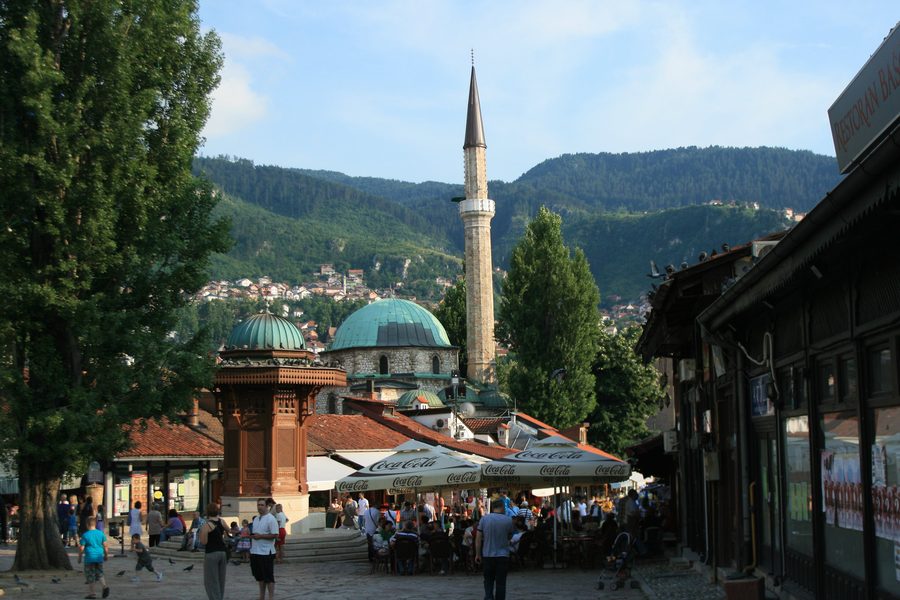 Baščaršija in Sarajevo