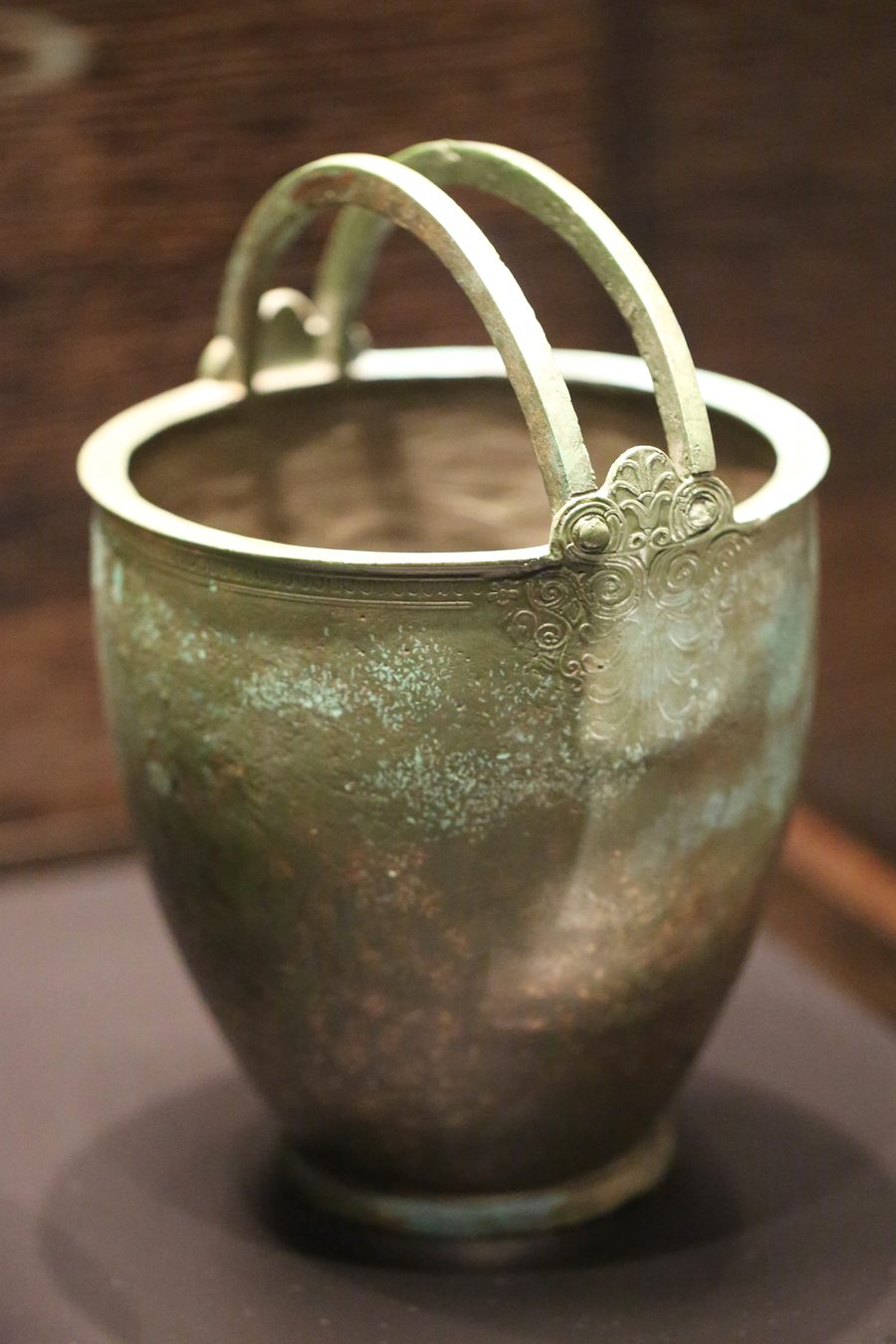 Bronze situla from the Celtic princely grave of Waldalgesheim from the 4th century BC
