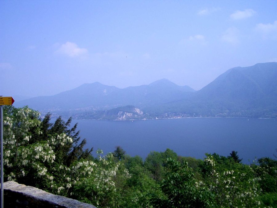 View from Sacro Monte di Ghiffa over Lake Maggiore