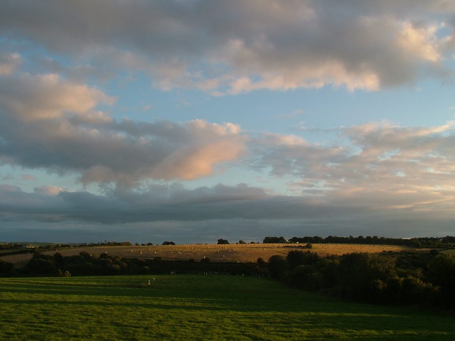 Landscape in County Cork near Ballinhassig