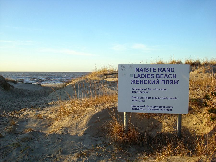 Coastal view of Pärnu on Pärnu Bay