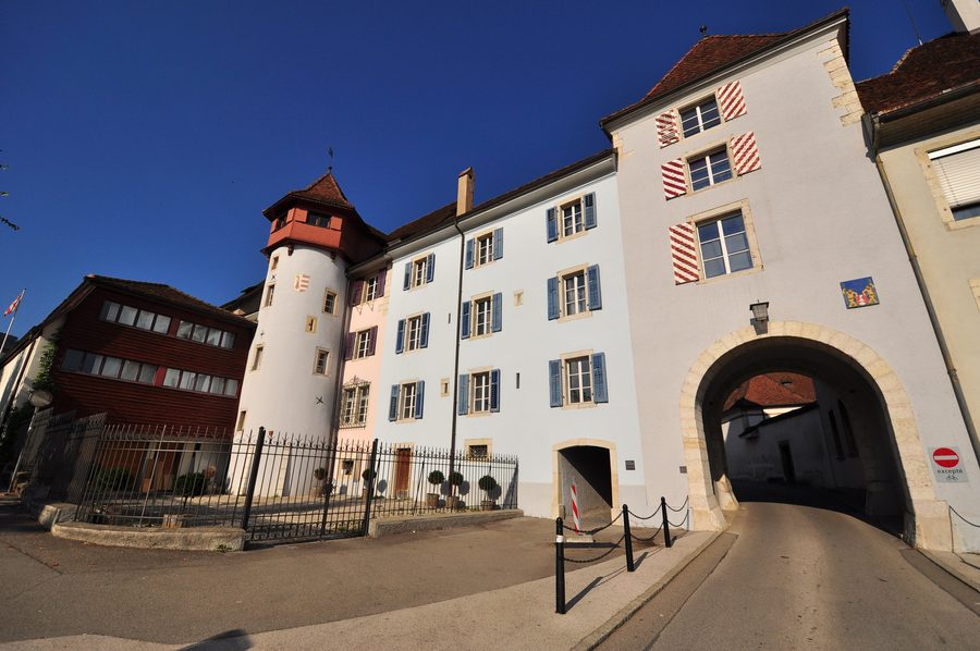 Musée Jurassien d'Art et d'Histoire and Tour Rouge in Delsberg