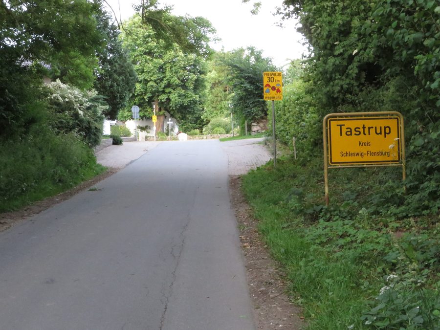 Place sign for Tastrup
