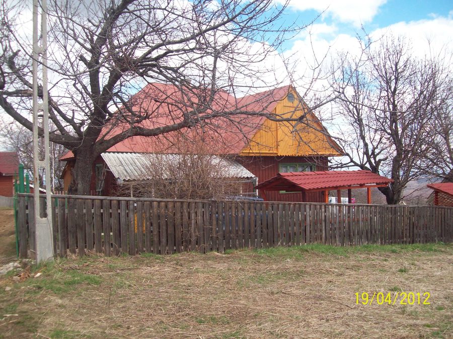 Rural landscape in Lăpuștești near Râșca in Cluj County