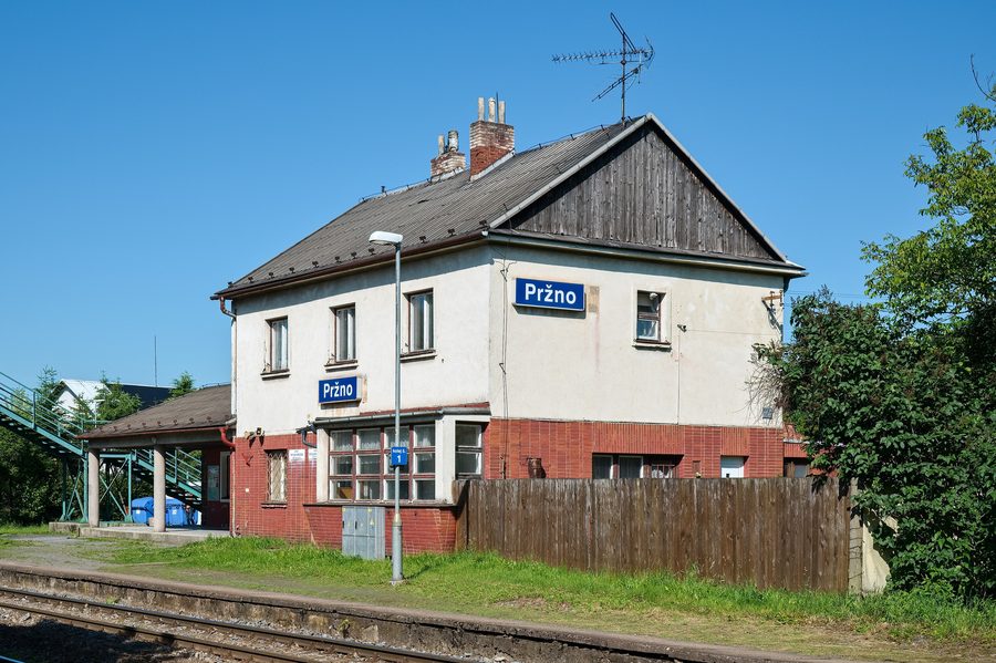 Station building in Pržno, Czech Republic