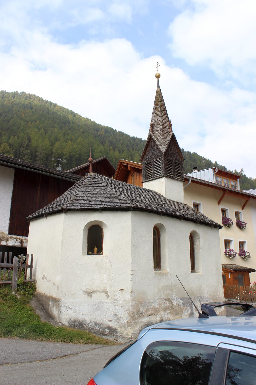 Chapel in Kapron in the Langtauferer Valley