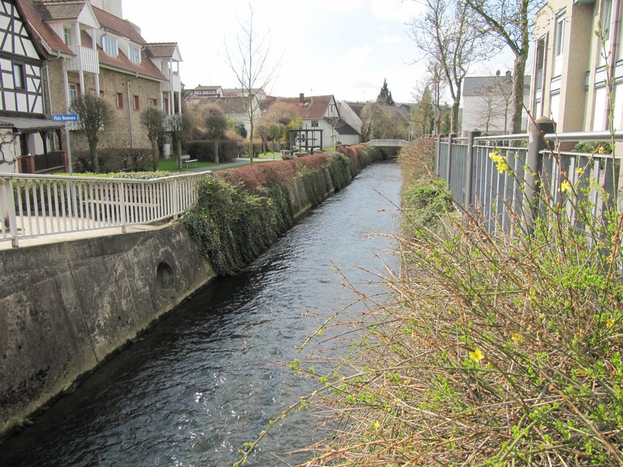 The Modau in Nieder-Ramstadt, Mühltal
