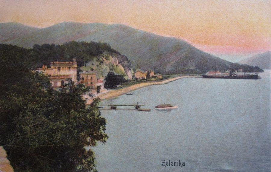 Historic terminus of the narrow-gauge railway and the port of Zelenika