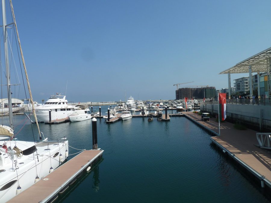 Al Mouj Marina with a modern waterfront in Muscat