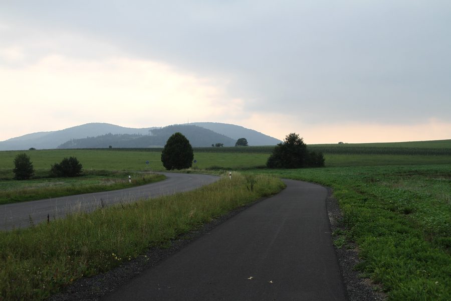 Landscape in the Okres Klatovy in the Czech Republic