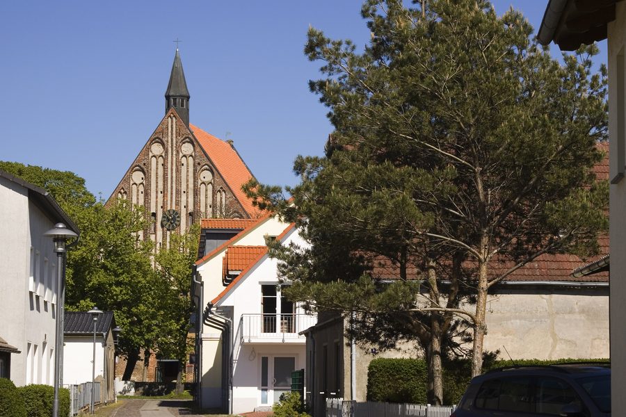 View of St. George's Church in Wiek auf Rügen