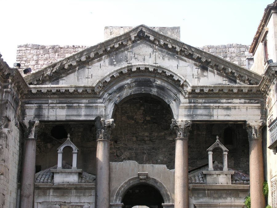 Historic complex of Split with Diocletian's Palace in Croatia