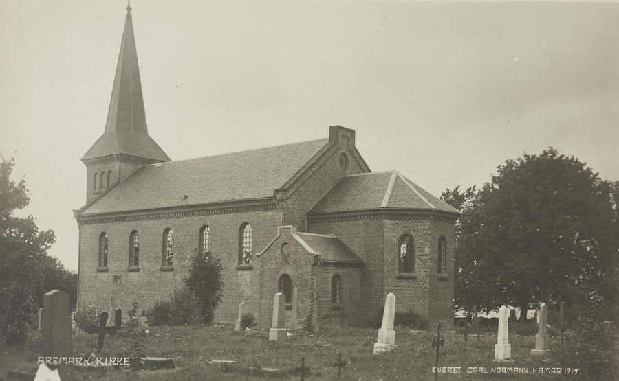 Aremark church in Aremark, Norway