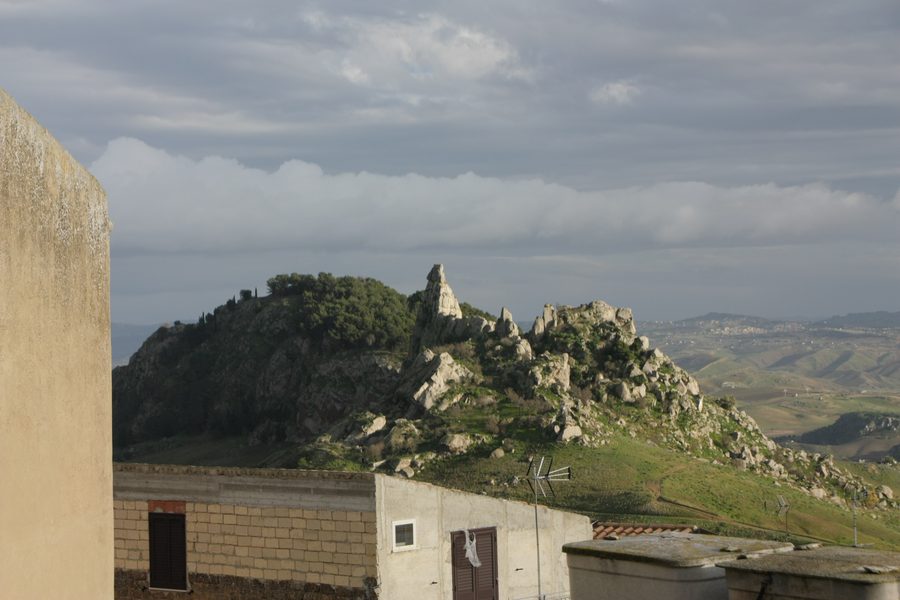 View of Colle San Marco on the wooded plateau near Ascoli Piceno