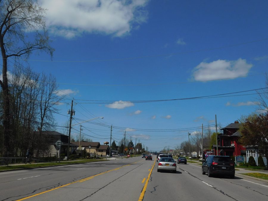 New York State Route 78 northbound in East Amherst, New York