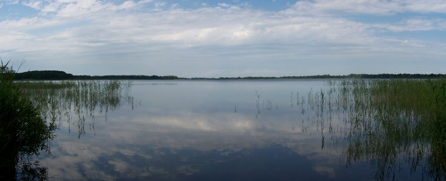 Panorama of Borgwallsee in Vorpommern