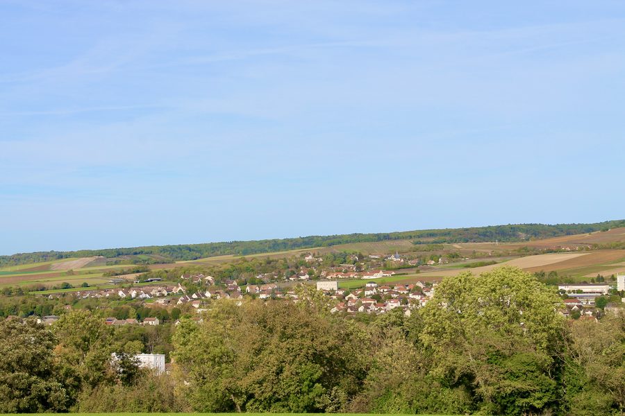 View of Épineuil from Tonnerre Abbey