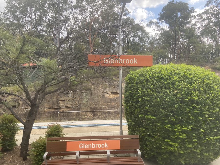 Glenbrook railway station in New South Wales