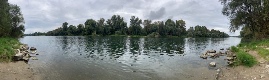 View of the Rhine near Hartheim at the NATO ramp