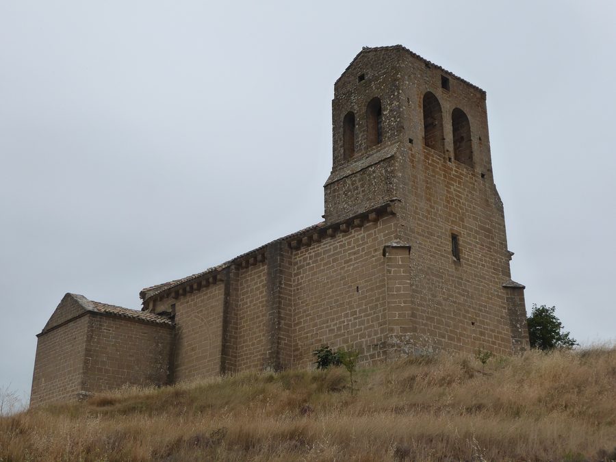 View of Santsoain, a small rural locality in Navarre