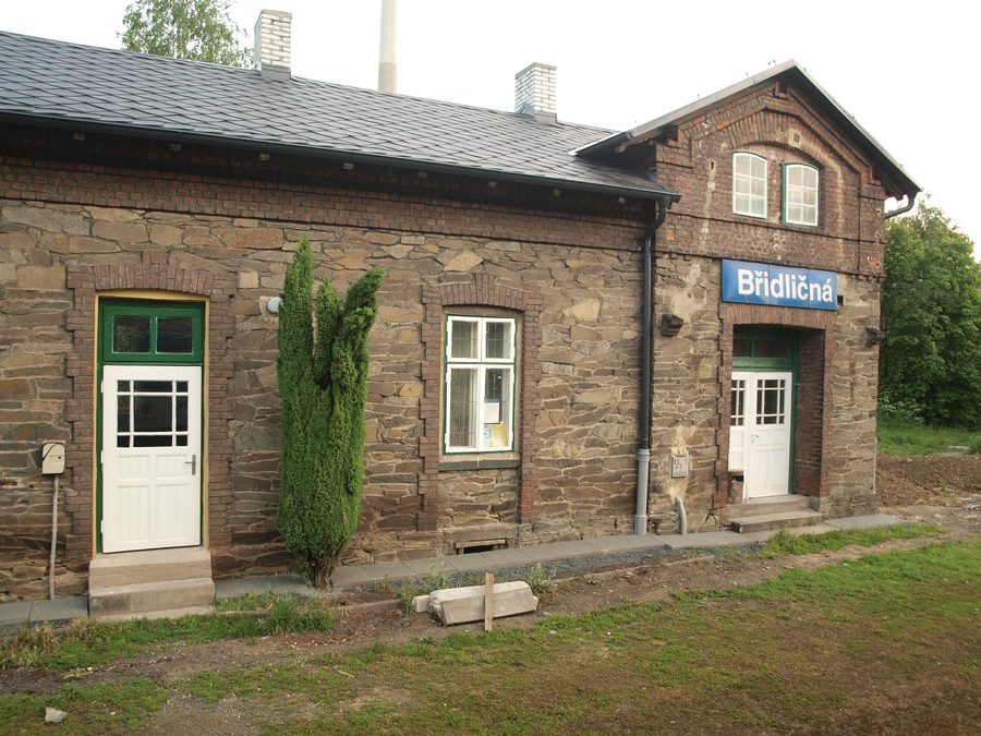 Břidličná station on the Opava–Rýmařov railway line