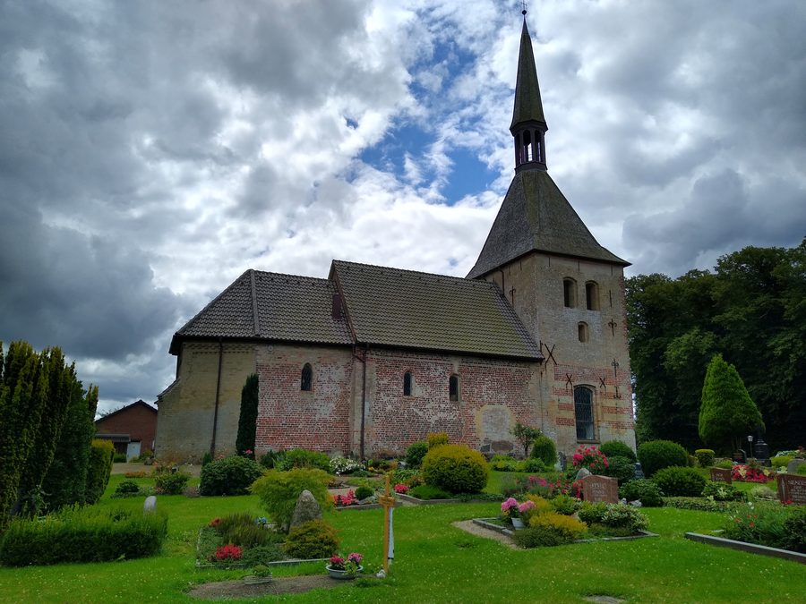 St. Mary's Church in Hürup from the north