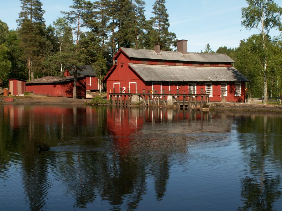 Foundry at Hyltens industrial museum in Sweden