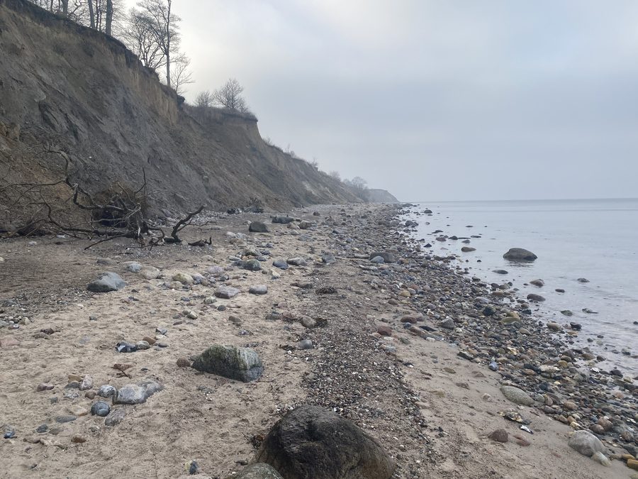 Beach at the Hohwacht Bay of the Baltic Sea in the district of Ostholstein