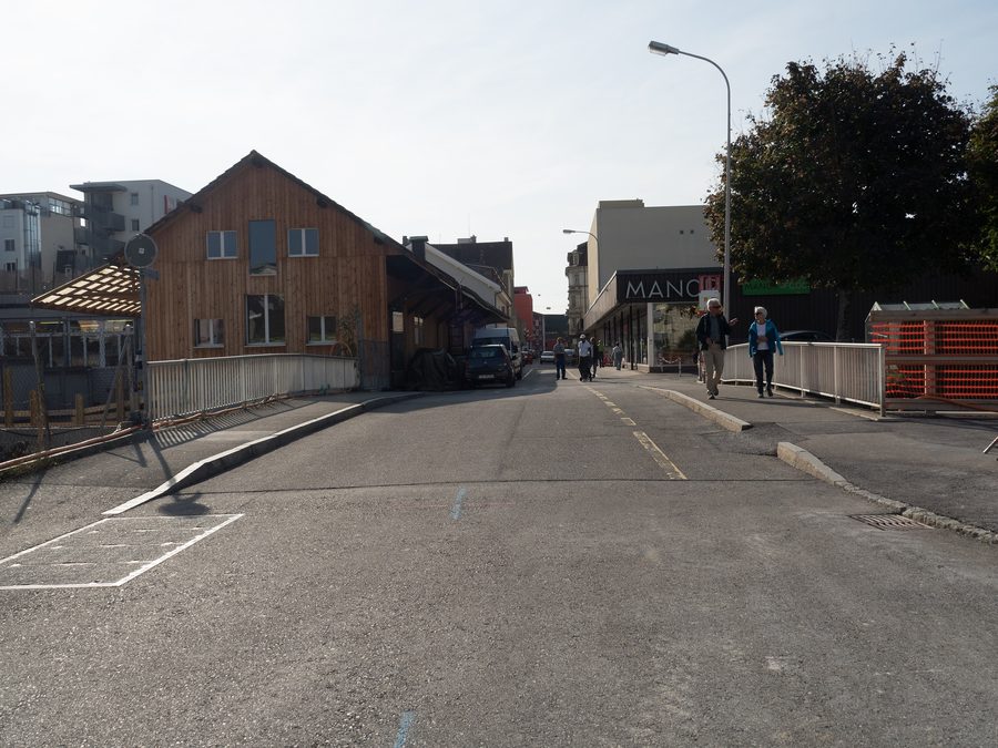 Bridge over the Sorne on Rue Pré-Guillaume in Delsberg