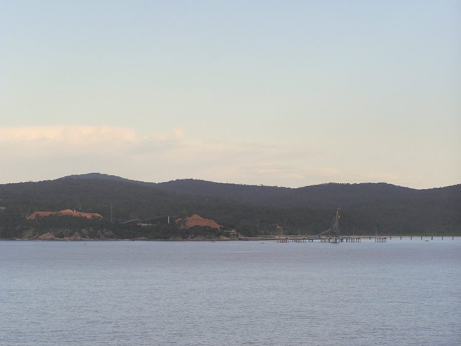 View over Twofold Bay near Eden in Australia