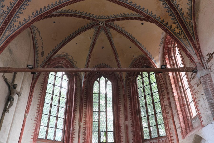 Choir of the village church in Kirchdorf on the island of Poel