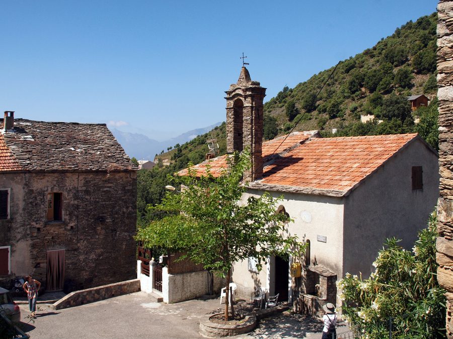 Chapel of Saint-Vincent in the hamlet of Soprano near Bustanico