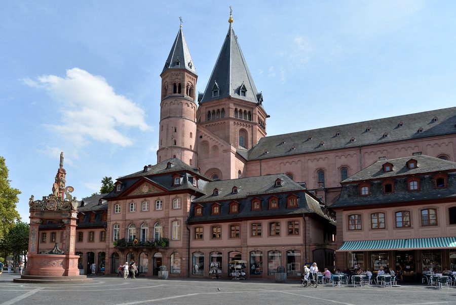 Mainz Cathedral in Mainz, Rhineland-Palatinate