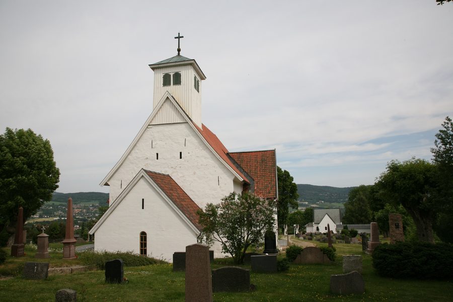 Frogner Church in Lier, Buskerud, Norway