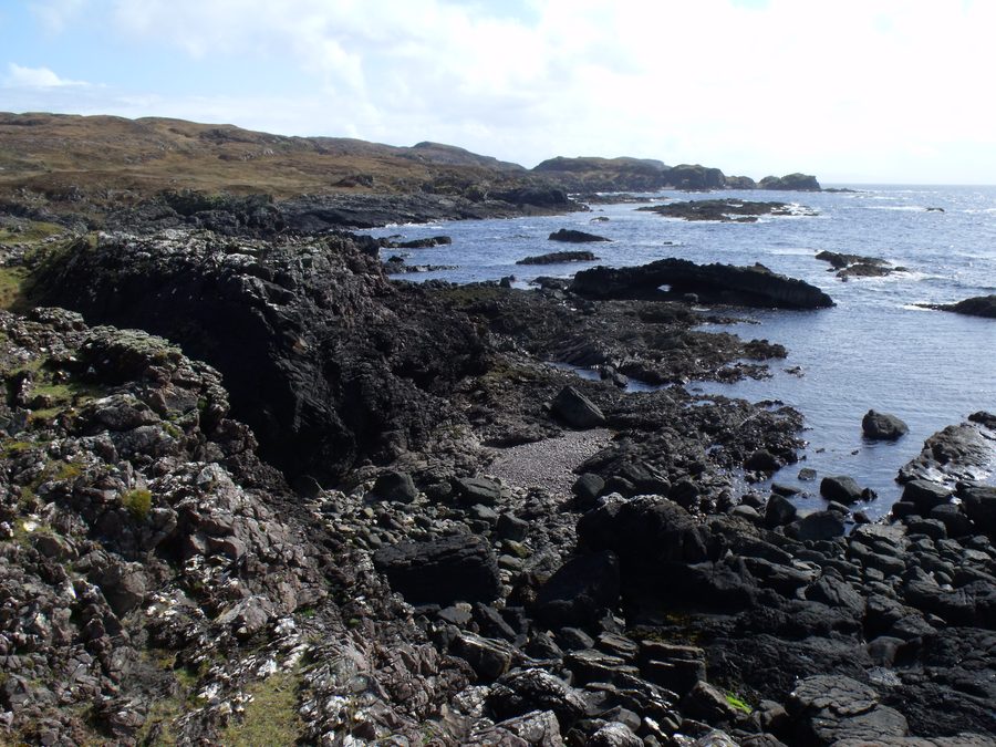 Shoreline south of Rubh' an Iasgaich on the Aird of Sleat