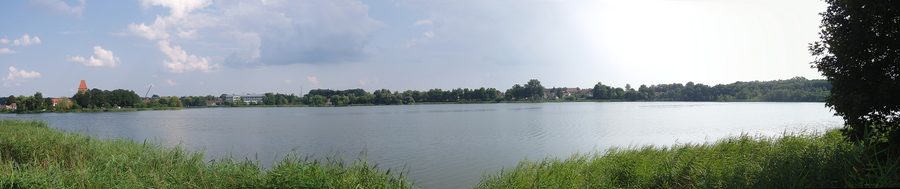 Panoramic view of Lake Crivitz from the west side