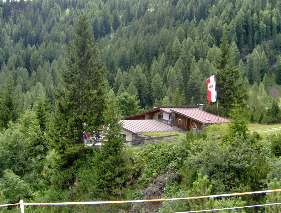 LatschenhĂĽtte in the Lechtal Alps near Hoch-Imst by Imst