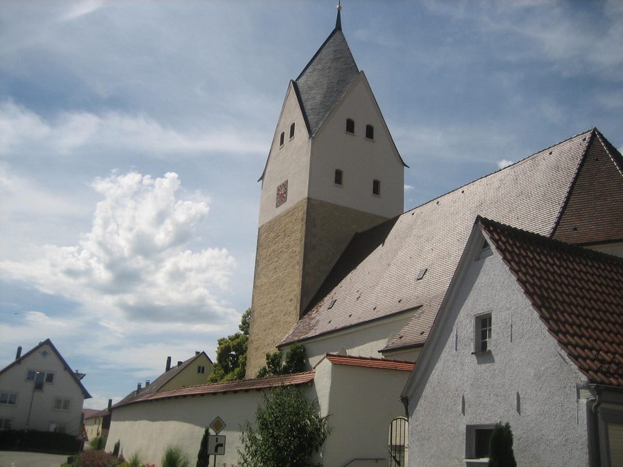 St. Barbara Church in Holzkirch in the Alb-Donau district