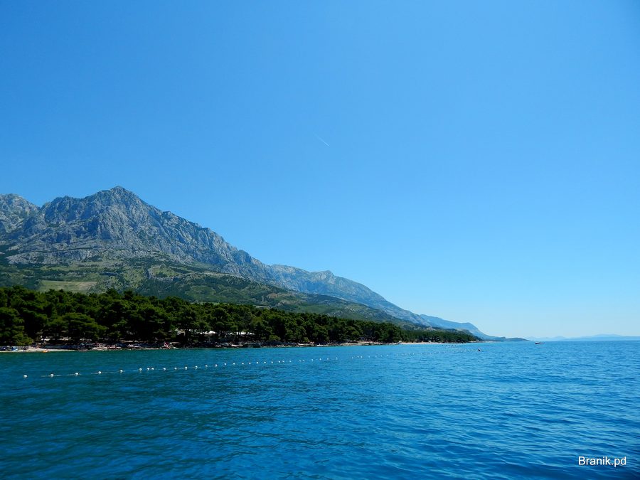 Landscape in the Baška Voda municipality on the Makarska Riviera